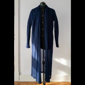 Yohji Yamamoto Light Jacquard Evening Jacket Blue Sz. M